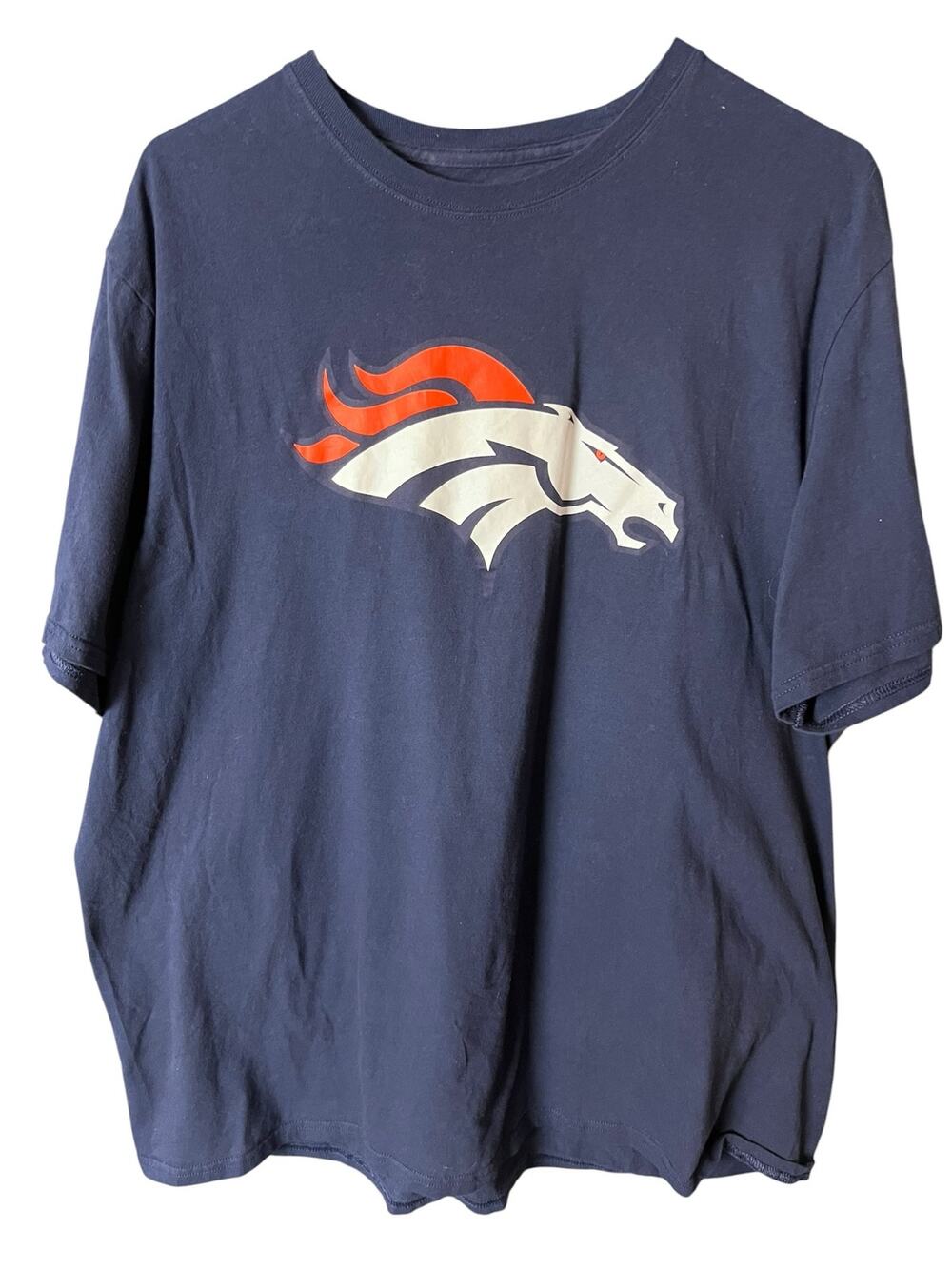 Fanatics Men’s Denver Broncos Tee Shirt XXL Athleisure Sports Memorabilia